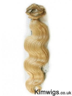 Blonde Wavy Gorgeous Remy Human Hair Tape In Hair Extensions