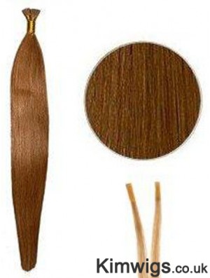 Auburn Straight Stick/I Tip Hair Extensions