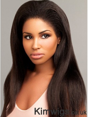 African Human Hair Wigs UK With Lace Front Yaki Style