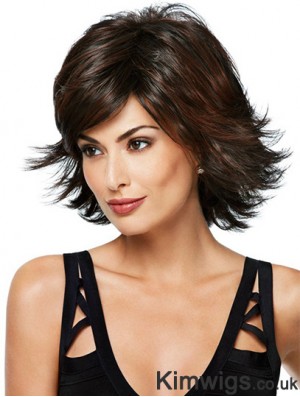 Auburn Chin Length Wavy Layered 10 inch Great Medium Wigs