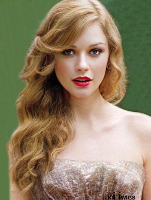 Lace Front Layered Wavy Long Blonde High Quality Taylor Swift Wigs