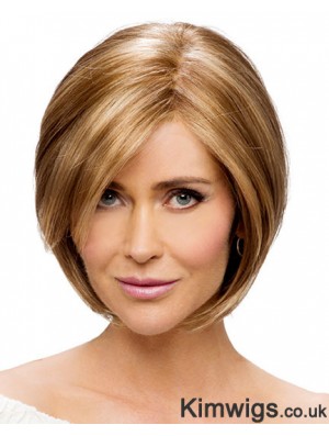 Monofilament Straight Chin Length Synthetic Buy Blonde Bob Wig