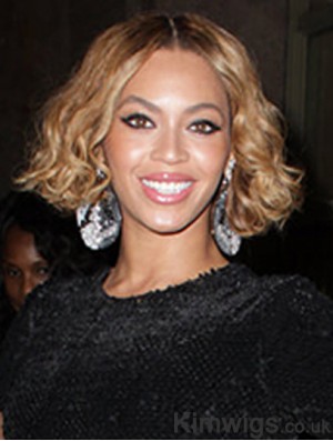 Chin Length Curly Without Bangs Capless 10 inch Exquisite Beyonce Wigs