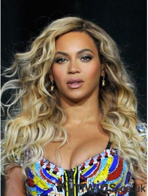 Ombre/2 tone Long Wavy Without Bangs Lace Front 18 inch Beyonce Wigs