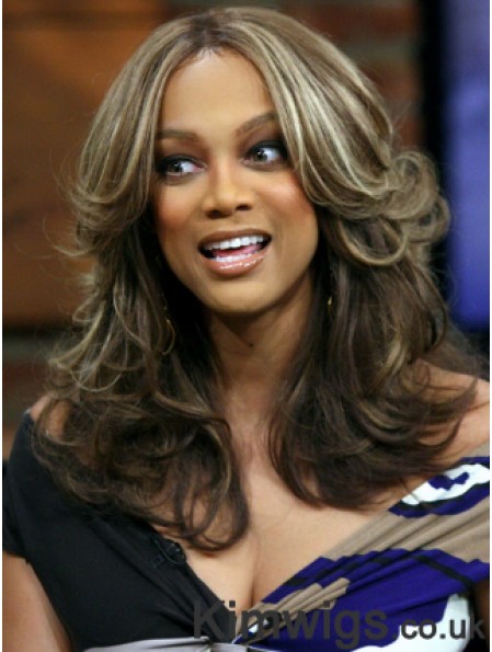 Ombre/2 Tone Wavy Layered Lace Front 16 inch Gorgeous Tyra Banks Wigs