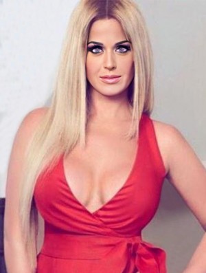 Straight Lace Front Long Layered Synthetic 27 inch Blonde Kim Zolciak Wigs