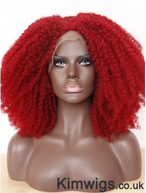 Comfortable 14 inch Long Kinky Wigs For Black Women