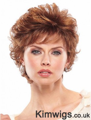 Auburn Short Wavy Classic Capless Wig Sale Online