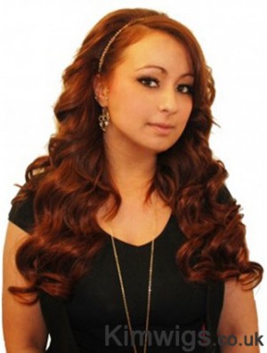 Wavy Remy Human Hair Auburn Gorgeous Weft Extensions